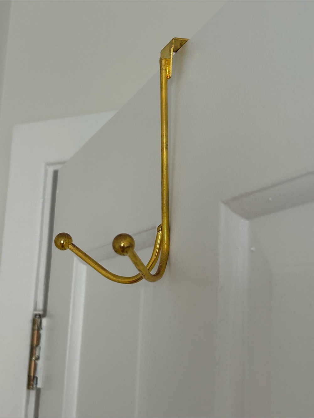 Gold Over-the-Door Double Hook